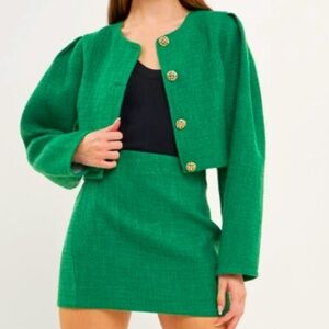 Elegant Green Midi Dress